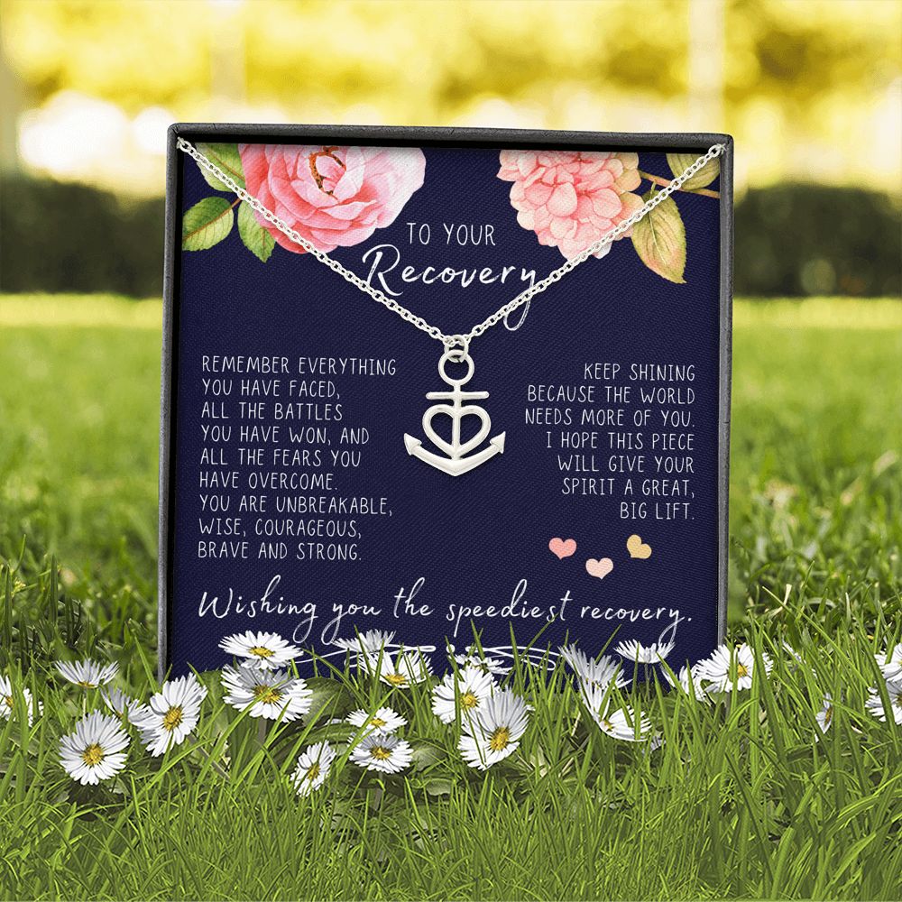 To Your Recovery - Anchor Pendant Necklace