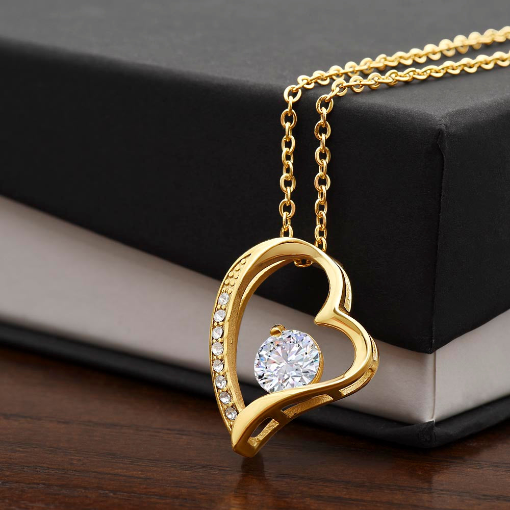 To Our Granddaughter, Always Remember This - Forever Love Necklace