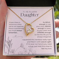 Thumbnail for To My Daughter, Always Remember This - Forever Love Necklace
