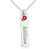 Thumbnail for To Baby Girl, Your Strength And Resilience Will See You Through - Birthstone Name Necklace