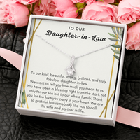 Thumbnail for To Our Daughter-In-Law, You Have Been A Blessing To Us - Alluring Beauty Necklace