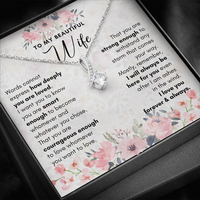 Thumbnail for To My Wife, You Are Deeply Loved - Alluring Necklace