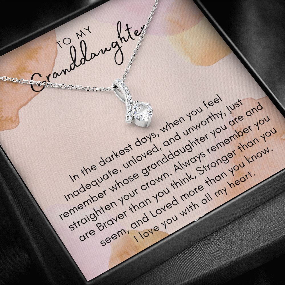 To My Granddaughter, In The Darkest Days - Alluring Necklace