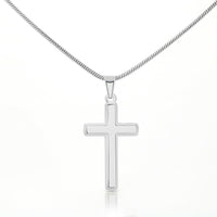 Thumbnail for To My Man, I Want All My Lasts To Be With You - Cross Necklace