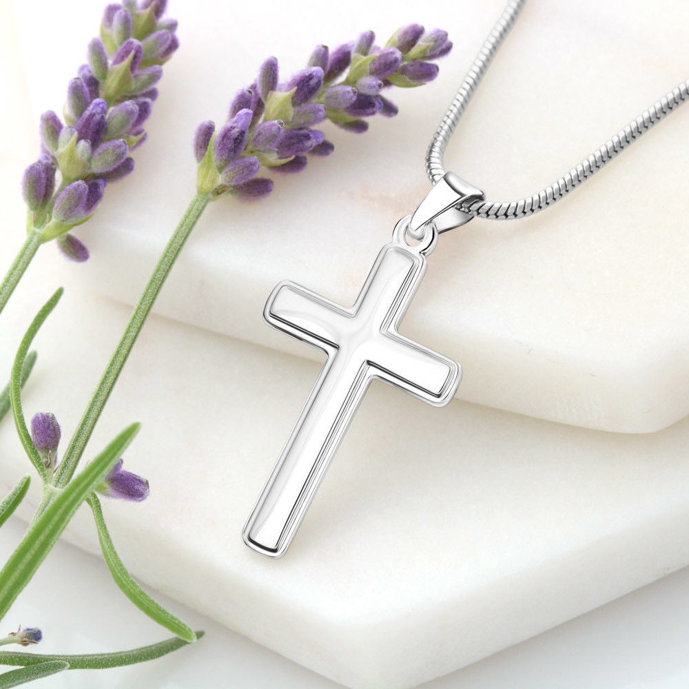[ALMOST SOLD OUT]Son, Never Give Up - Cross Necklace