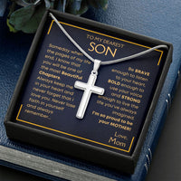 Thumbnail for Son, Proud Of You - Cross Necklace