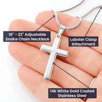 Thumbnail for To My Great-grandson, You Are Loved - Cross Necklace