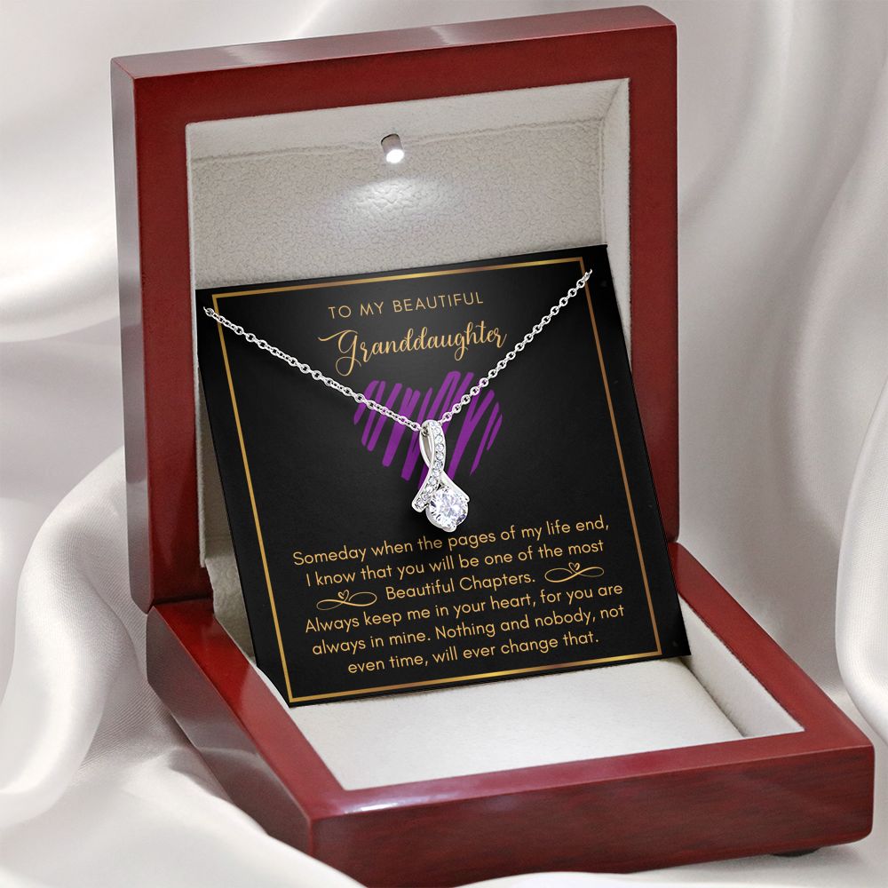 To My Granddaughter, Most Beautiful Chapters - Alluring Necklace