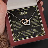 Thumbnail for To My Wife, My Love And Light - Interlocking Hearts Necklace
