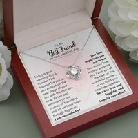 Thumbnail for To My Best Friend On Your Wedding Day - Love Knot Necklace