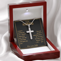 Thumbnail for To My Husband, God Gave Me You - Cross Necklace
