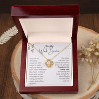 Thumbnail for 18K yellow gold necklace for work bestie